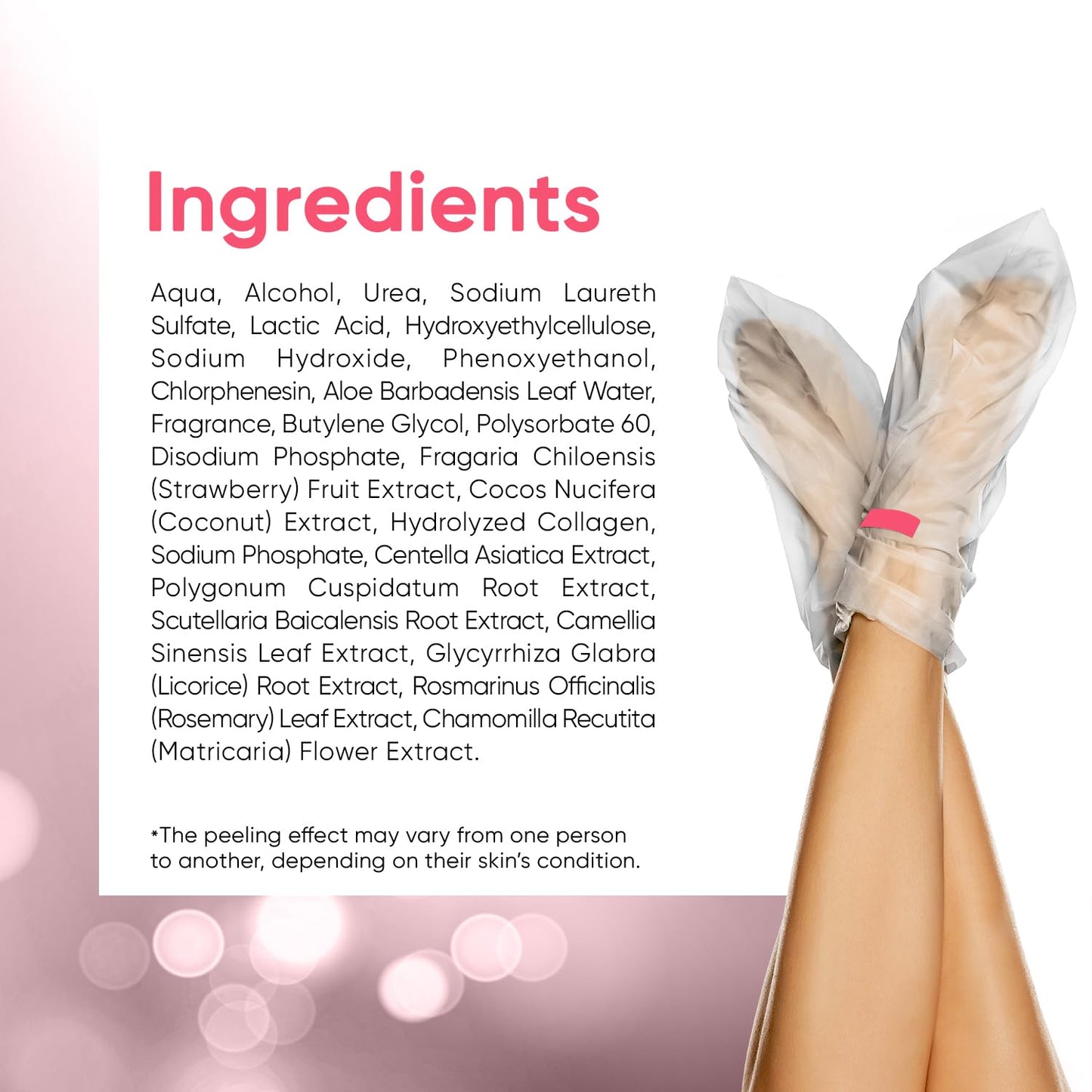 CÉLOR Foot Peeling Mask for Dry Cracked Feet | Foot Mask to Exfoliate Rough, Cracked, Dry Feet, Calluses for Soft Baby Feet Results | Made with Aloe Vera Extract for Women & Men (2 Pairs) | Lavender