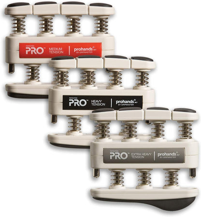 Prohands PRO Hand Exerciser, Finger Exerciser (Hand Grip Strengthener), Spring-Loaded, Finger-Piston System, Isolate and Exercise Each Finger