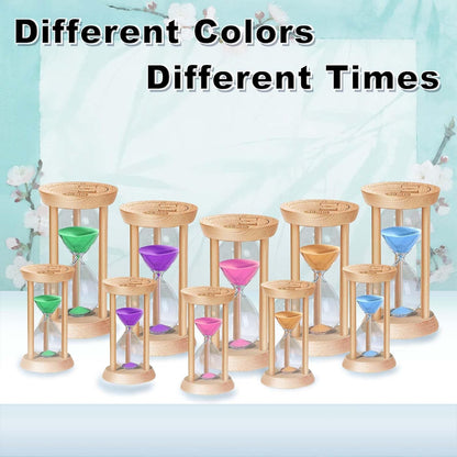 2 Minute Wooden Sand Timer,2 Min Hourglass, Small Sand Watch, Reloj De Arena, Hour Glass Sandglass for Home, Office, Decorative, Game, Classroom