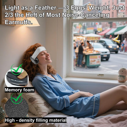 Sleep Ear Muffs Noise Reduction with Earplugs Noise Cancelling Earmuffs Lightweight Sound Proof Ear Protection