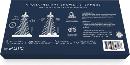 VALITIC Aromatherapy Shower Steamers, Pods for Shower Spa Gift, 4 Scents