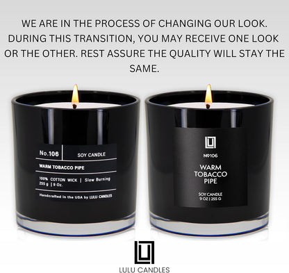 Lulu Candles | Jasmine, Oud & Sandalwood | Luxury Scented Soy Jar Candle | Hand Poured in The USA | Highly Scented & Long Lasting (9 Oz.)