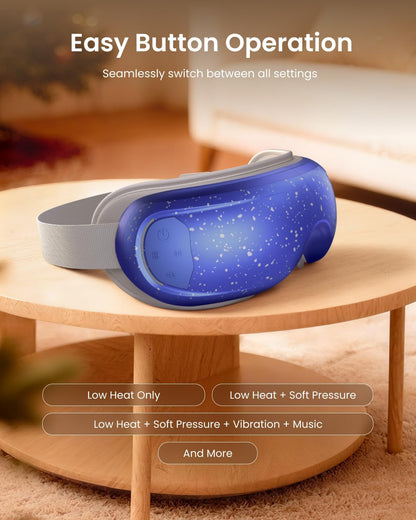 RENPHO Eyeris 3 Eye Massager with Heat and Cooling, Massaging Eye Mask
