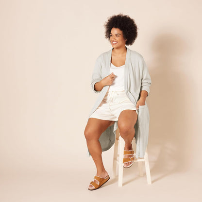 Amazon Essentials Women's Lightweight Waffle Full-Length Bath Robe (Available in Plus Size)