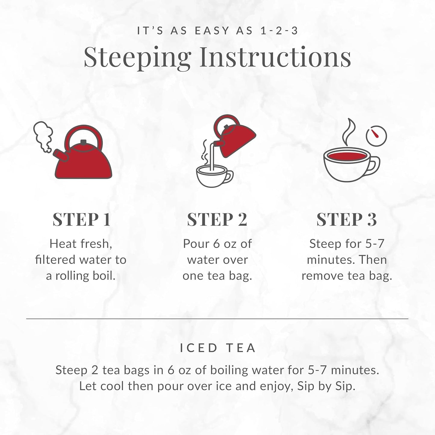 The Republic of Tea – Organic Double Red Rooibos, Naturally Caffeine-Free Rooibos Powder and Leaves, Steeps 36 Cups