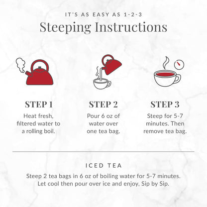 The Republic of Tea – Organic Double Red Rooibos, Naturally Caffeine-Free Rooibos Powder and Leaves, Steeps 36 Cups