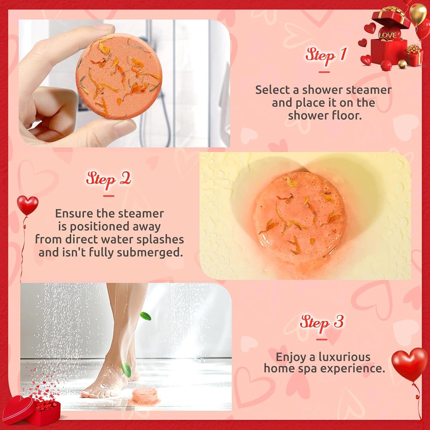 Shower Steamers Aromatherapy-8 Pack Shower Bombs with Essential Oils, Mothers Day Gifts for Mom Wife, Birthday Gifts for Women Self Care Relaxation Home SPA Teacher Appreciation Gift (Green)