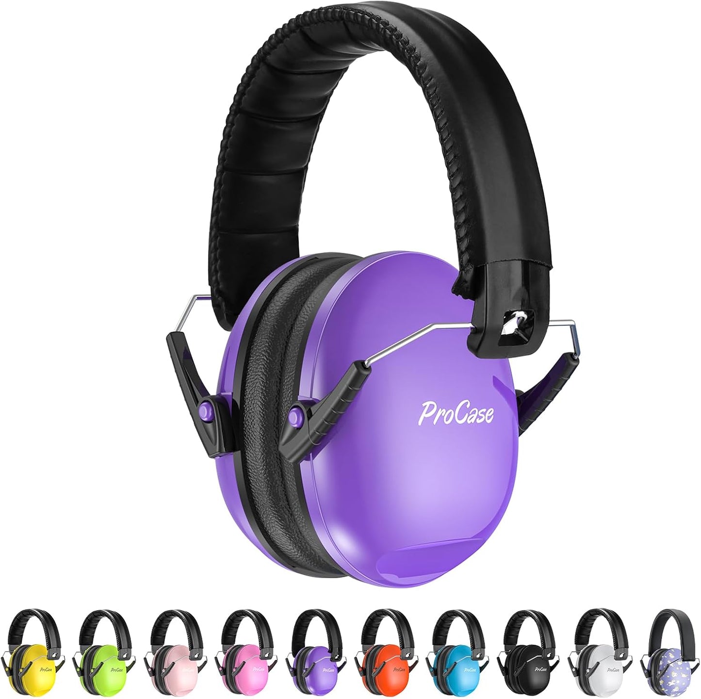 ProCase Noise Cancelling Headphones for Kids Toddler, SNR 27dB Noise Reduction Ear Muffs, Hearing Protection for Monster Jam, Concerts, Fireworks, Shooting, Air Show, Autism Sensory Needs -Blue