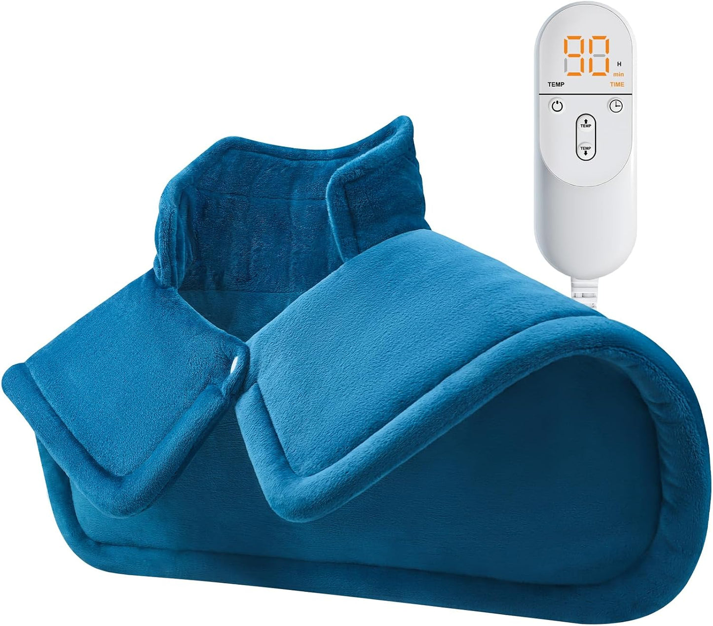 Heating Pad for Neck Shoulders Back, Electric Heat Pads, Weighted Heated Wrap for Daily Relax 6 Heat Settings 4 Auto Timers, Birthday Gifts for Women Men Mom Dad Wife Husband, 24"x33", ETL Certified