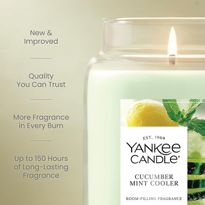 Yankee Candle Sage & Citrus Scented Candle, 22oz Large Jar