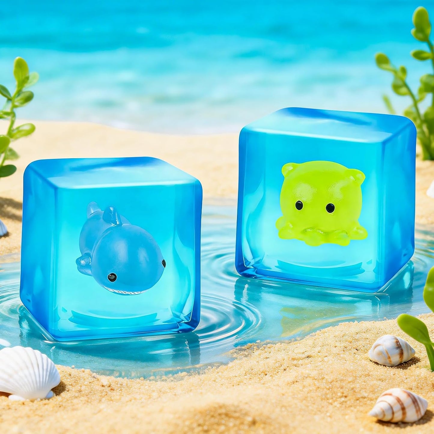 VISCOO 16 Pack Octopus Stress Balls for Kids, Slow Rising Squishy Toys