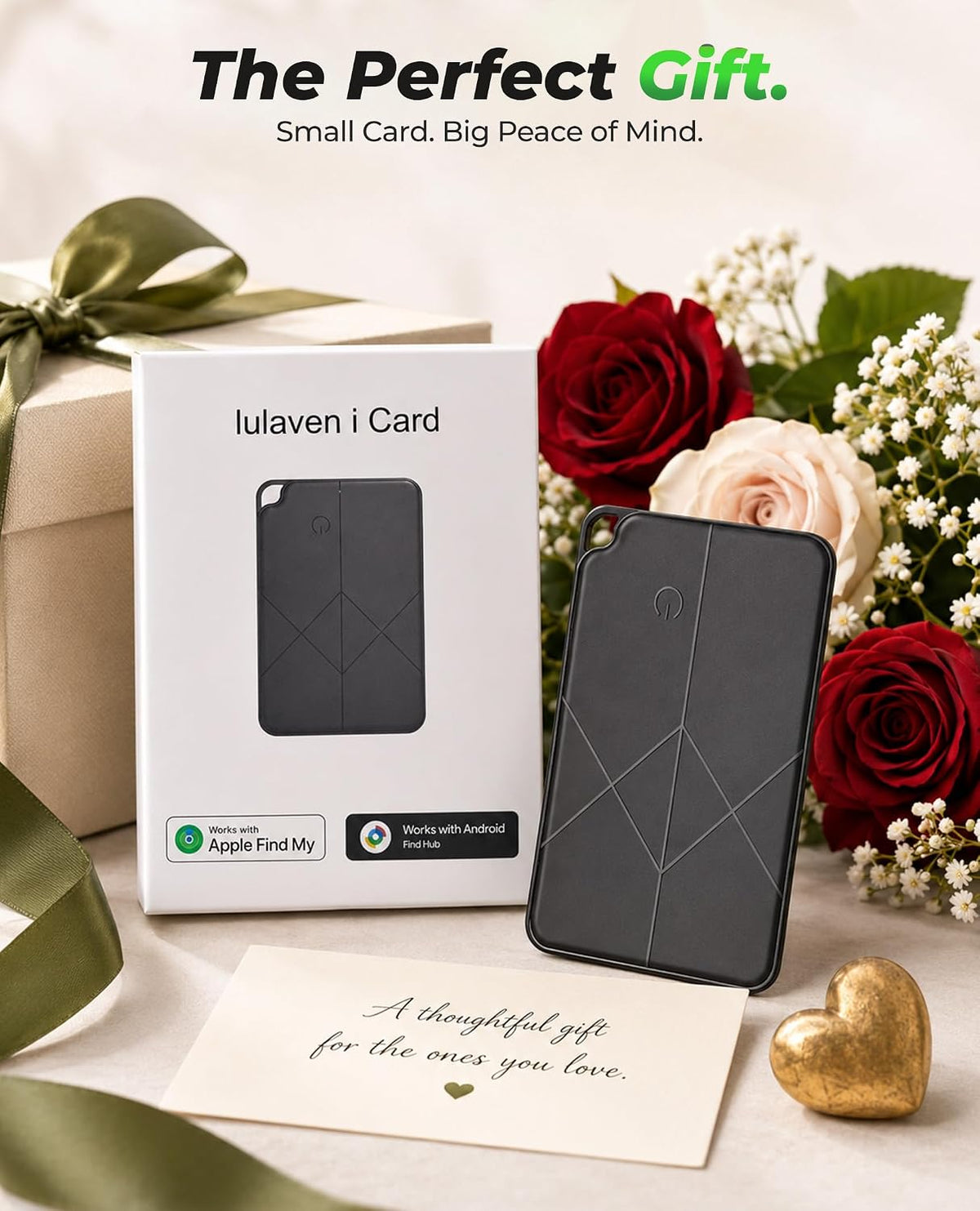 2026 Wallet Tracker Card for Android & iOS - Slim Tracking Card for Wallet GPS Tracker for Luggage Passport Keys, Wireless Charging Bluetooth Tracker Card, Works with Google Find Hub & Apple Find My
