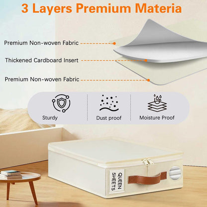 GhvyenntteS Bed Sheet Organizers and Storage, Closet Organizer