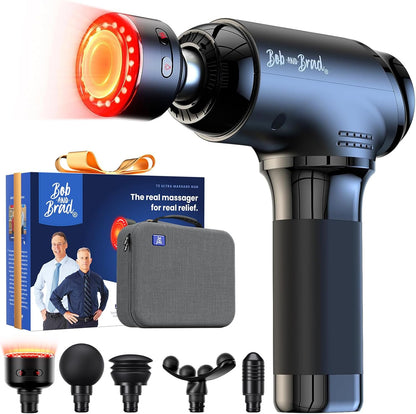 BOB AND BRAD T2 Pro Massage Gun with Heat and Cold, Deep Tissue Percussion Massager Gun for Pain Relief, Muscle Massager, Electric Back Massagers for Professional Athletes Runner