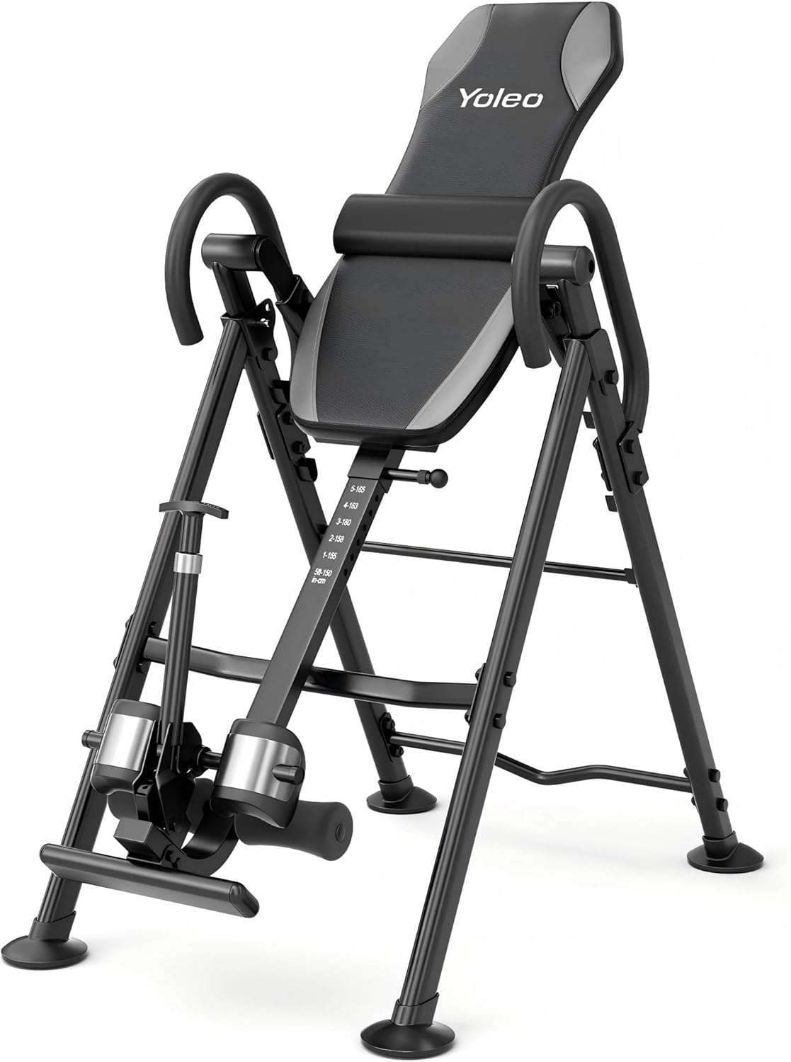 YOLEO Gravity Inversion Table for Back Pain Relief 2026 New Inversion Table w/Lumbar Support Easy to Assemble Back Stretcher Machine 300 lbs