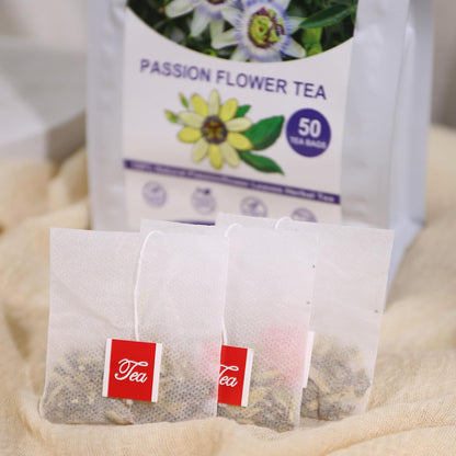TEARELAE Passion Flower Tea, 50 Herbal Tea Bags, Te De Pasiflora