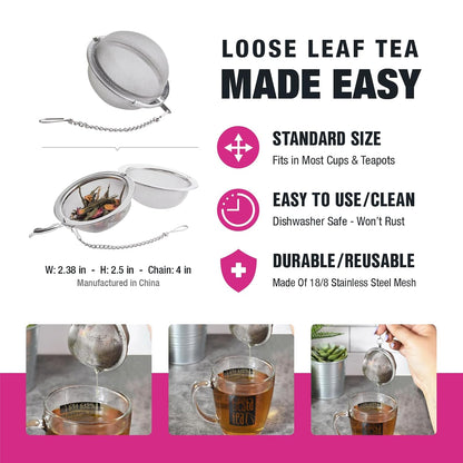 Tiesta Tea Premium Starter Loose Leaf Sampler Kit - Classic Tea Blends