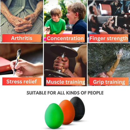 The Friendly Swede Stress Balls for Adults, Different Resistance Levels