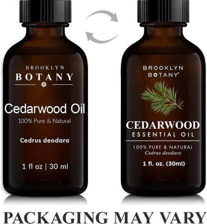 Brooklyn Botany Lavender Essential Oil - Huge 4 Fl Oz - with Glass Dropper - for Aromatherapy and Diffuser