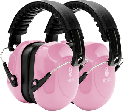Floriogra 2 Pack 34dB Noise Canceling Headphones For Shooting, Hearing Protection Earmuffs, Ear Protection Headphones, Thickened Headband Ear Muff For Noise Reduction for Shooting, Construction,Mowing