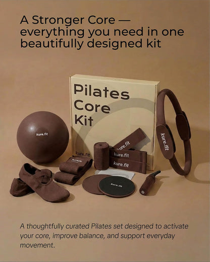 Pilates Kit | Pilates Equipment Set for Home Workouts | Accessories & Guide