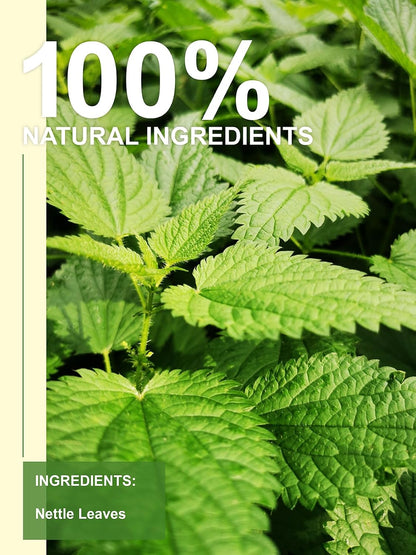 TeeLux Nettle Leaf Tea, Stinging Nettle Tea Loose Leaf, Caffeine Free, 8oz