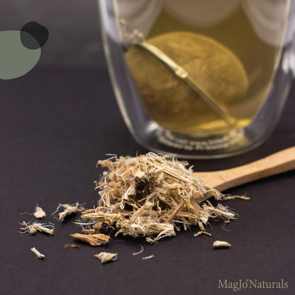 MagJo Naturals Lemon Balm Tea, Bulk Herbal Tea, Loose Leaf Melissa Officinalis, Caffeine Free, Cut and Sifted, 1 pound (16 ounces) (1 pack)