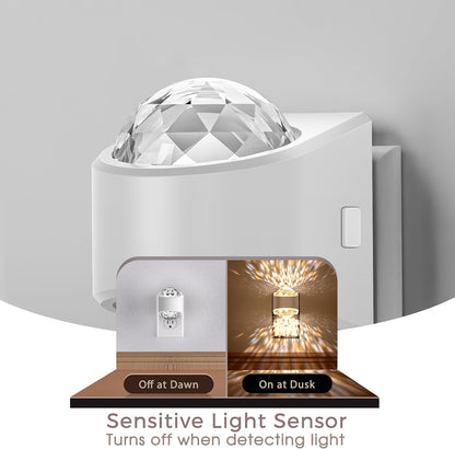 Briignite Night Light,Night Lights Plug into Wall,LED Projector Night Light