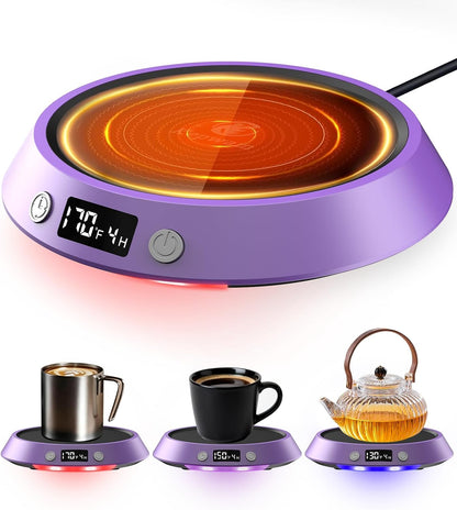 Kepwam Mug Warmer for Desk, Coffee Warmer with 3 Temp Settings & 2-9H Timer
