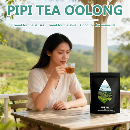 Pipi Tea Oolong,Pipi Oolong Tea, Extra Value 4g*25 Bags Selected Tea Leaves, Cortisol & Calming Tea for Stress Relief, Vegan, Non-GMO (1)