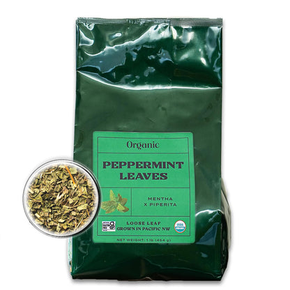 Worldwide Botanicals Organic Lemon Balm Tea, 1Lb - Loose Leaf Premium Herbal Tea | 100% Pure Lemon Balm Leaves | For Stress Relief and Good Digestion | Kosher