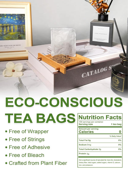 TeeLux Valerian Root Tea Bags, Smooth & Mild Taste, Caffeine Free, 100 ct
