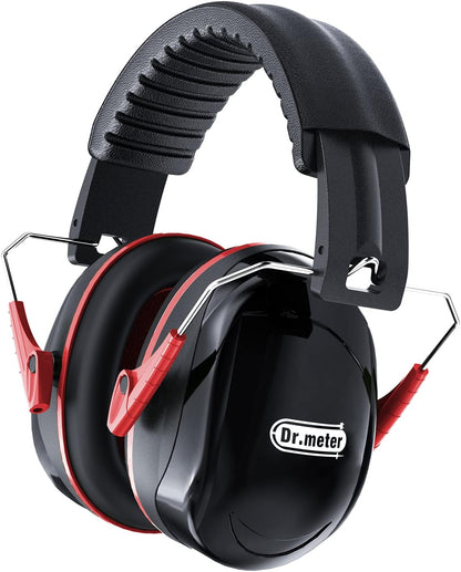 Dr.meter Ear Muffs for Noise Reduction: 27.4SNR Noise Cancelling Headphones for Kids Adults, EM100 Adjustable Hearing Protection Earmuffs for Monster Jam, Autism Sensory, Concerts, Fireworks