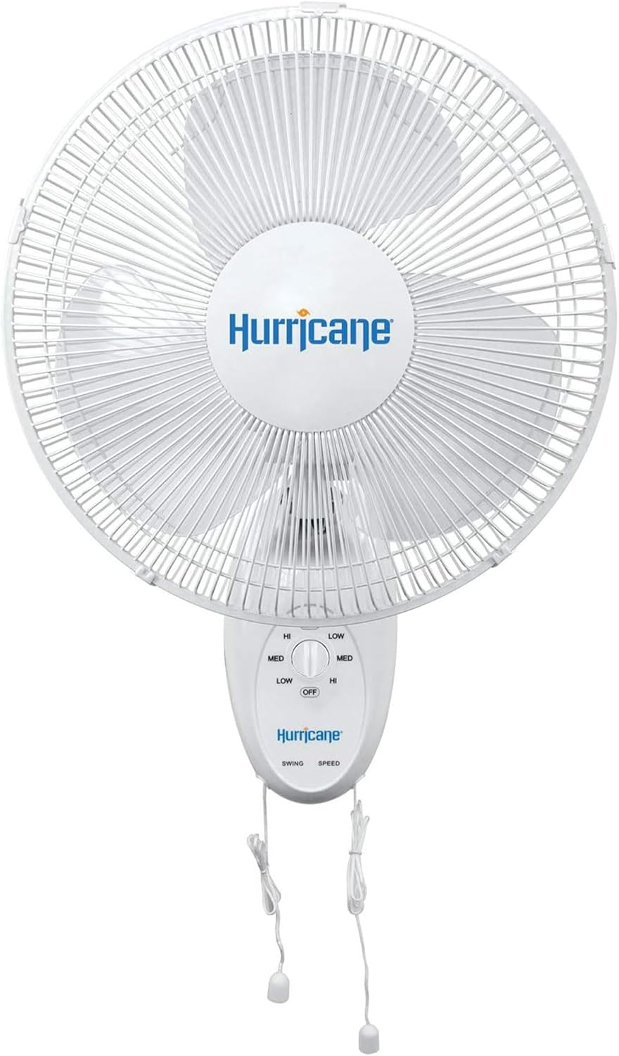 Hurricane Classic 6 Inch Clip Fan, 2 Speed Portable Desk Table Fan with Tilt, White
