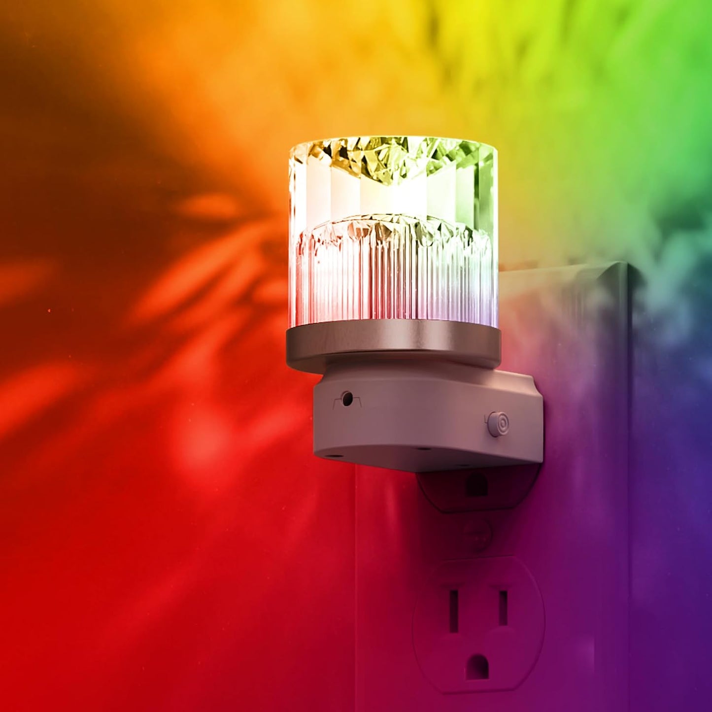 L LOHAS LED Night Light, Dimmable Night Lights Plug into Wall, Automatic Night Lights Plug in with Auto Light Sensor,Adjustable Brightness Amber LED Night Light, for Bedroom Hallway Home Decor