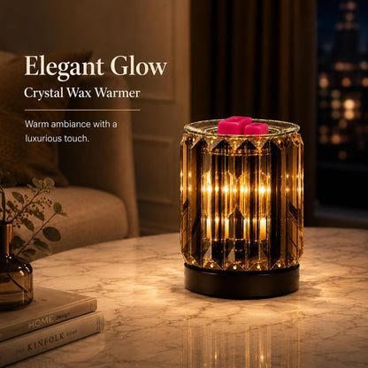 Melting Heater Electric Burning Wax Burner Electric Essential Oil Warmer Incense Wax Melt Warmer Night Light Aroma Decorative Lamp for Gifts & Decor(Golden)