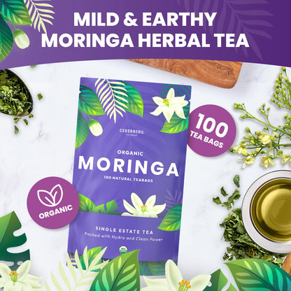 Organic Dandelion Root Tea-100 Tea Bags | Organic Herbal Tea | Eco-Friendly Tea Bags | Non-GMO Caffeine Free Tea