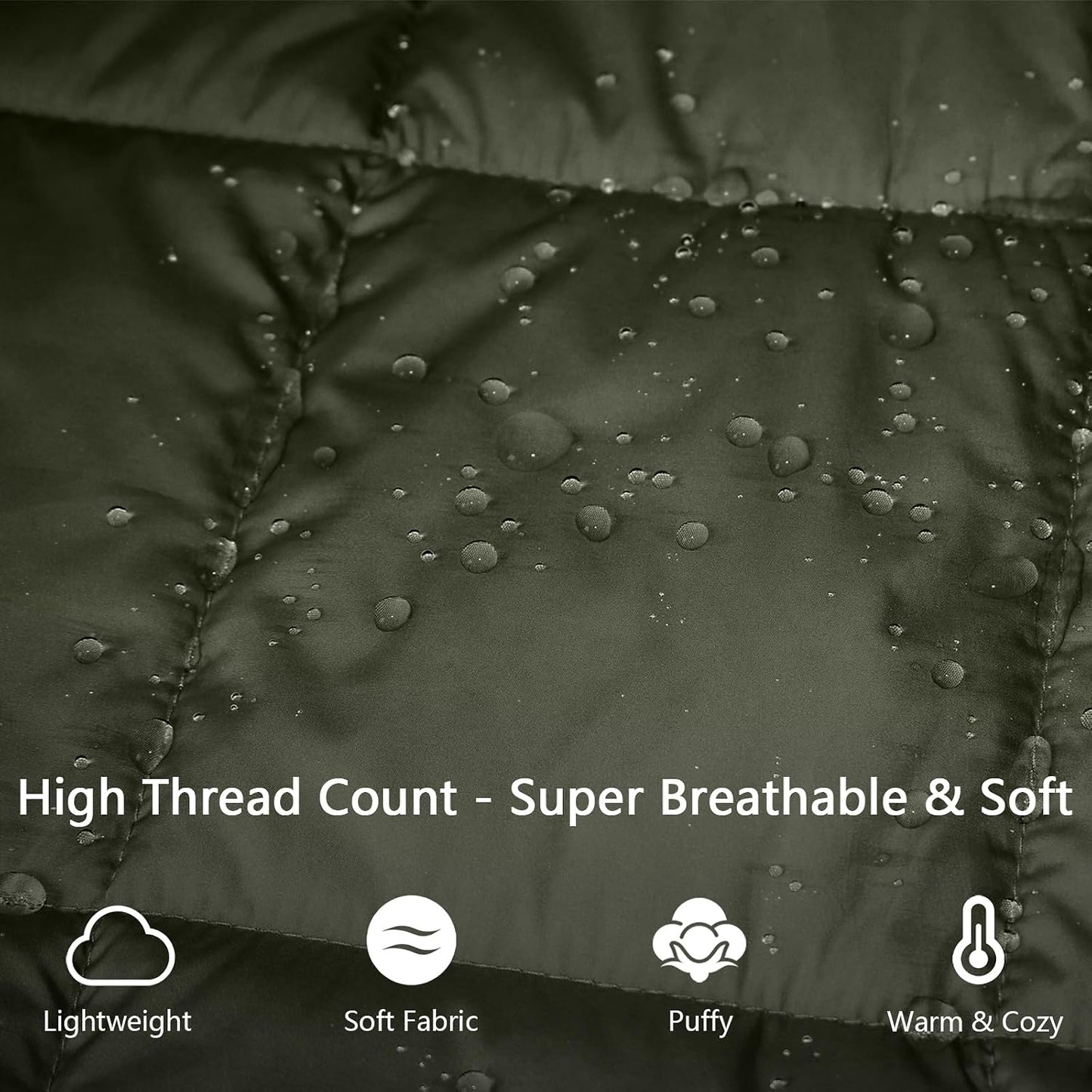 Mini Camping Blanket Lightweight Puffy Camp Blanket