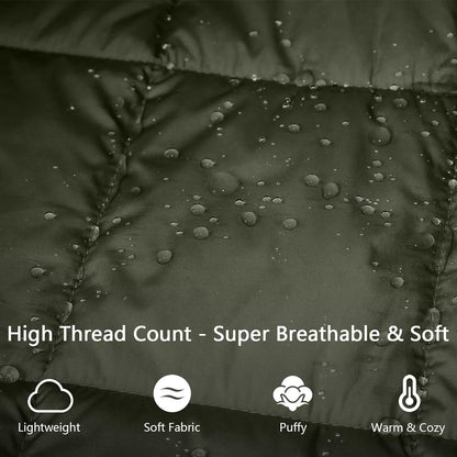 Mini Camping Blanket Lightweight Puffy Camp Blanket
