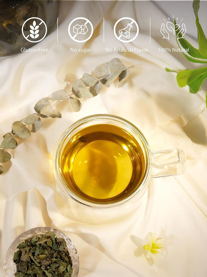 TeeLux Nettle Leaf Tea, Stinging Nettle Tea Loose Leaf, Caffeine Free, 8oz