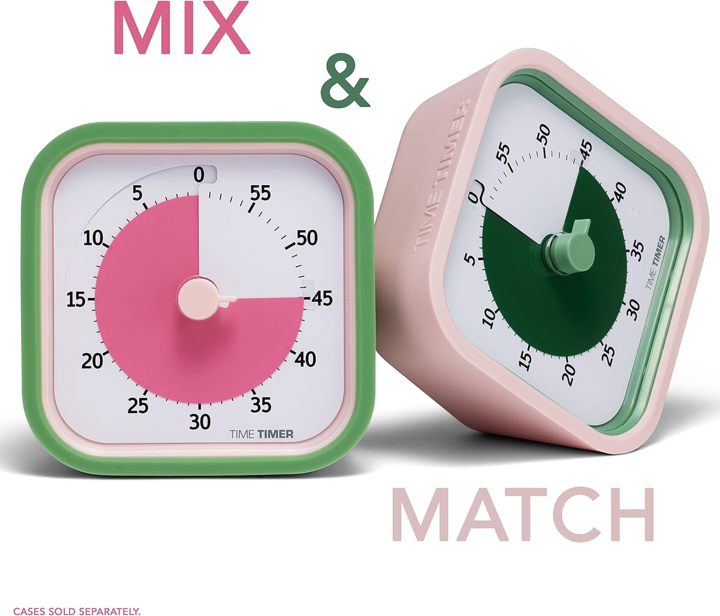 Time Timer MOD 60-Minute Visual Timer, Home Edition, Silent Operation, Study Tool for Homeschool and Office Use (Pale Shale)