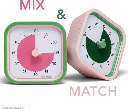 Time Timer MOD 60-Minute Visual Timer, Home Edition, Silent Operation, Study Tool for Homeschool and Office Use (Pale Shale)