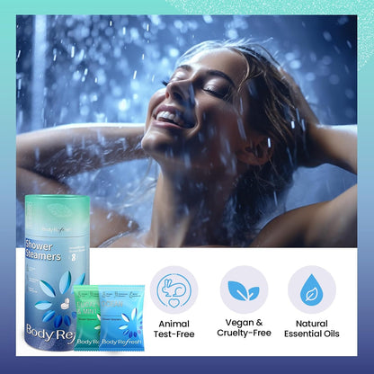 Shower Steamers Aromatherapy 8 Pack - Shower Bombs with Natural Essential Oils, Gifts for Women Mom Wife Men, Birthday Gifts for Women,Self Care, Relaxation, Home Spa, Travel Essentials