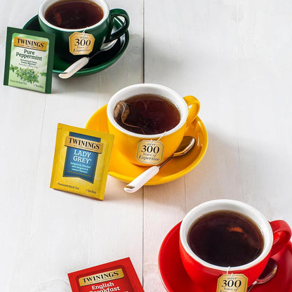 Twinings Tea Sampler Collection – 80 Tea Bags, 20 Flavours/Assorted Tea, Gift Set in Decorative Bamboo Box – Wooden Organizer Tea Chest Included – Ideal for Home, Office, Family & Friends (Bamboo Box)