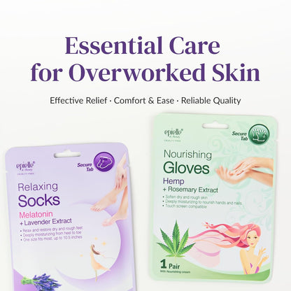 Epielle Foot Peel Mask | 2 Pairs | For Cracked Heels, Dead Skin & Calluses | Smooth & Repair Rough, Dry Skin | Beauty Gift, Spa Day, Gift Set | Korean Skincare