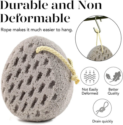 BAIMEI IcyMe Body Bath Sponge for Shower – Soft & Exfoliating, 2-Pack | Soft, Durable & Skin-Friendly Exfoliating Loofah Sponge, Easy To Grip, Rich Lather Quick Rinse, Daily Bath Gifts for Women
