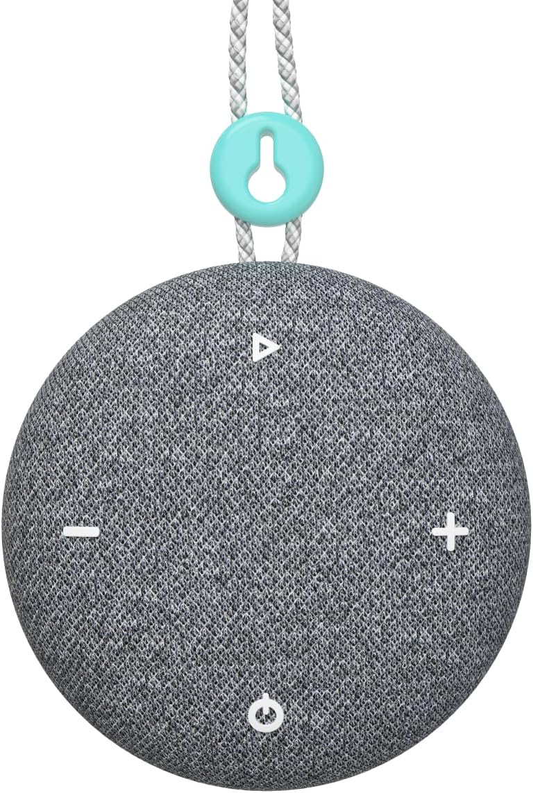 SNOOZ Go 2 Travel White Noise Sound Machine - 12 Sounds, Rechargeable Bluetooth Speaker, Nightlight - Portable Sound Machine for Hotels, Sleep, Adults, Baby Registry, Kids, White Noise for Sleeping