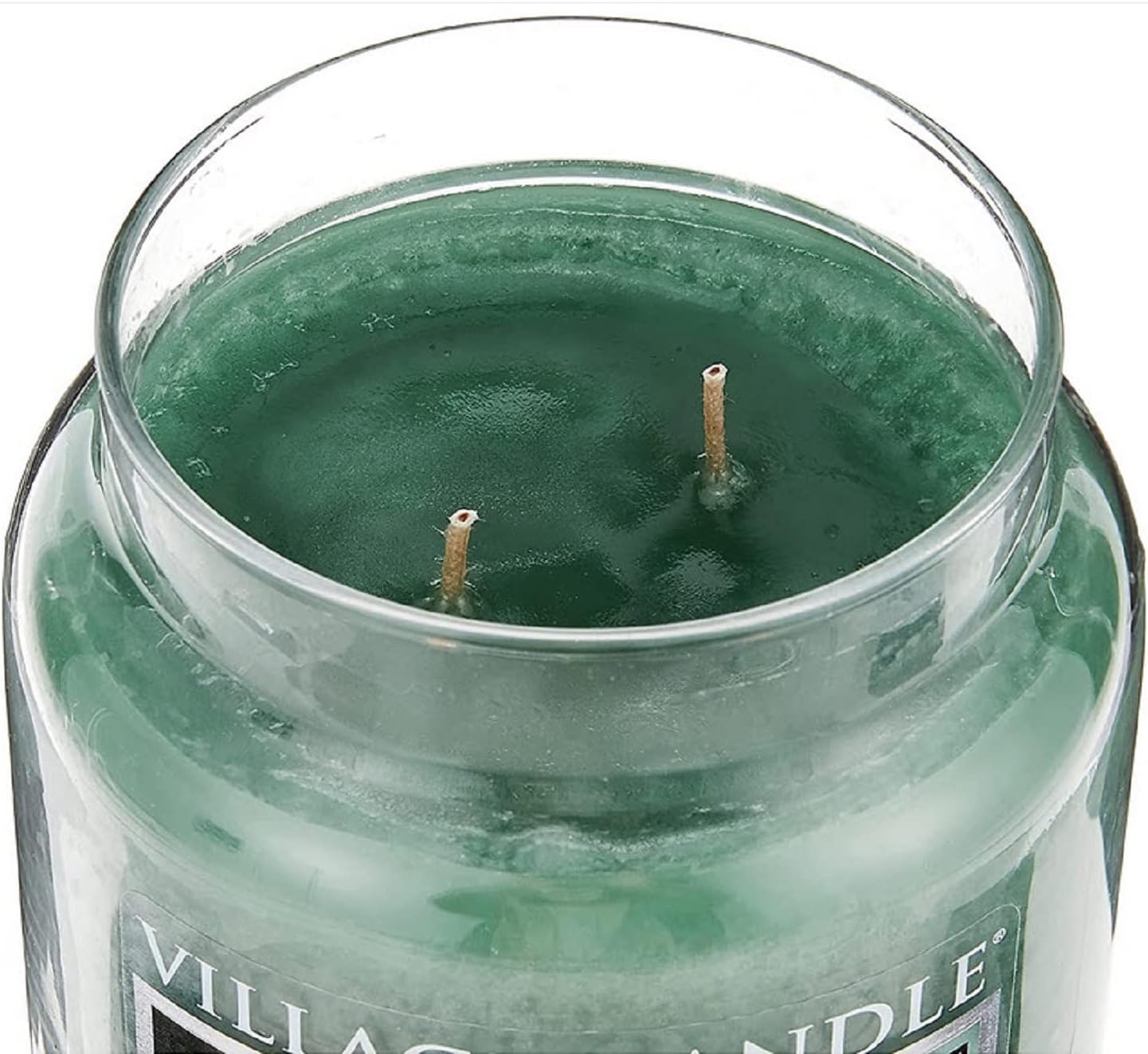 Village Candle Eucalyptus Mint Large Glass Apothecary Jar Scented Candle, 21.25 oz, Green