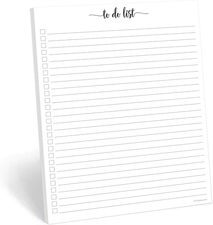321Done To Do List Notepad, 5.5x8.5 Inches, 50 Sheets, College Ruled