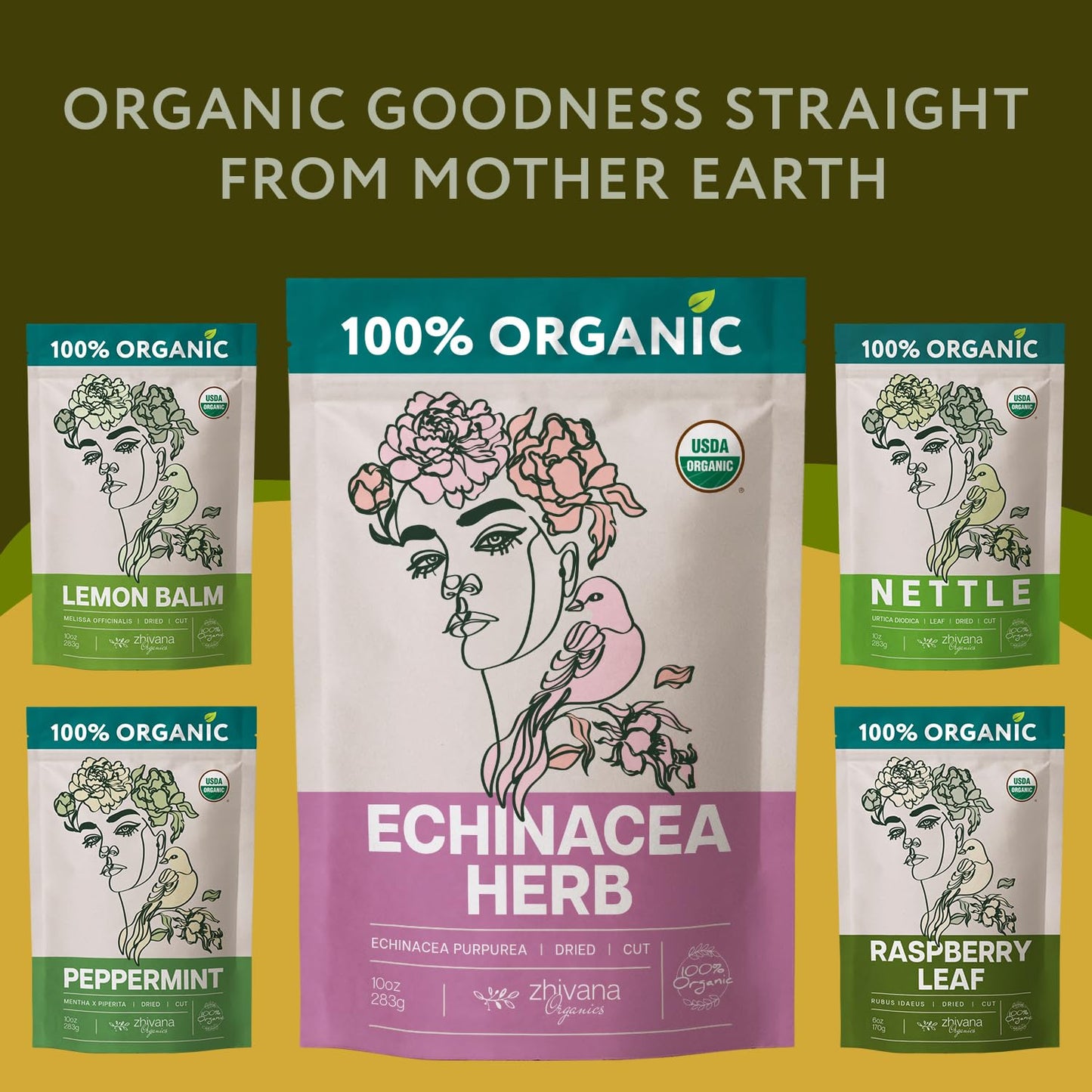 Organic Lemon Balm Leaves (4oz.) - Lemon Balm Tea Loose Leaf Organic - Melissa Tea - Te de Tolonjil - Natural Support for Stress Response, Sleep, Digestion